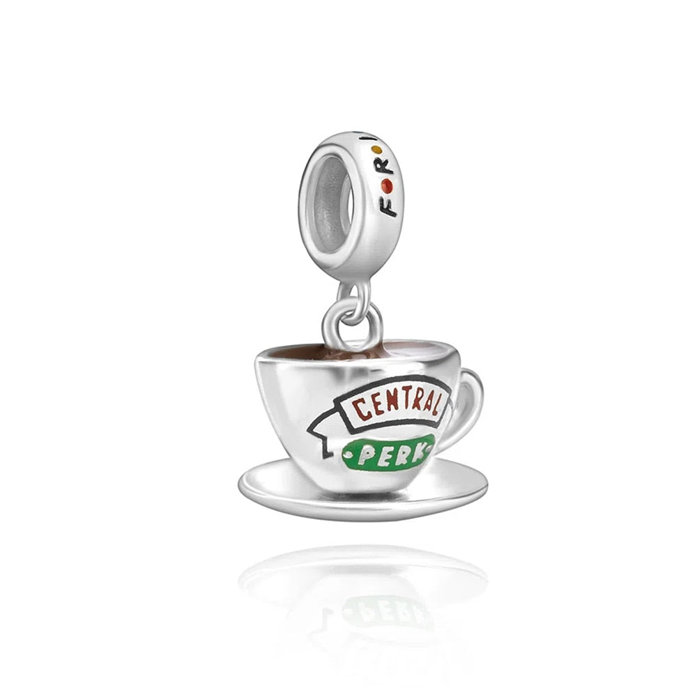 Pendente em prata 925 - Charm My Life Xícara Friends Central Perk